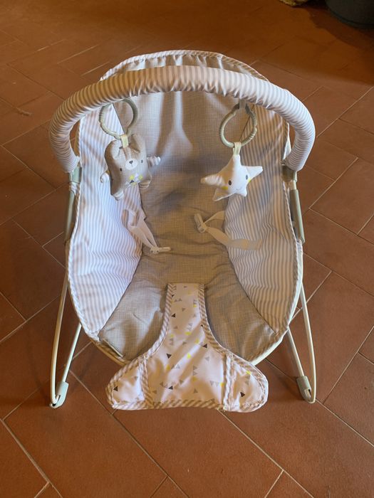 Berço ikea gulliver + contorno de berço+ oferta espreguicadeira com vibração