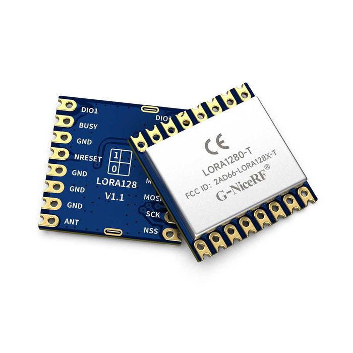 LoRa 1280-TCXO-FCC/CE - RED радиочастотный модуль 2,4 ГГц. Цукорок