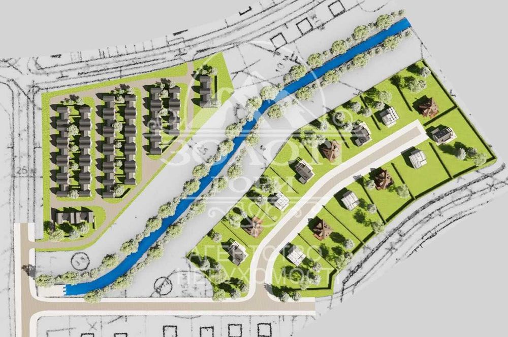 Ділянка під будівництво 140соток с.Хотів,навпроти озеро!Поруч Феофанія