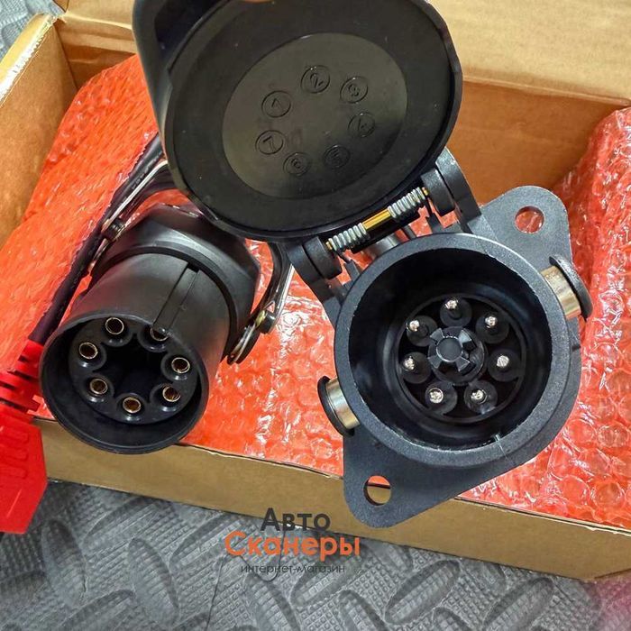 Кабель EBS ISO 7638 OBD II для диагностики прицепов Autel, Autocom