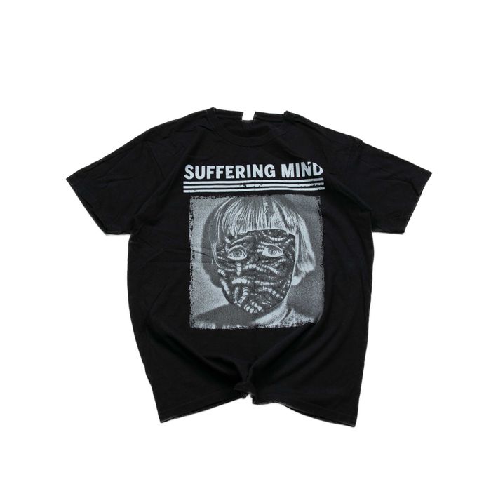 Suffering Mind T-shirt L Grindcore Punk DIY Metal