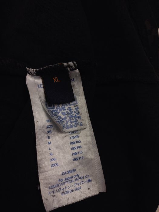 Koszulka Czarna z nadrukiem LV LOUIS VUITTON Rozmiar XL Monogram Męska