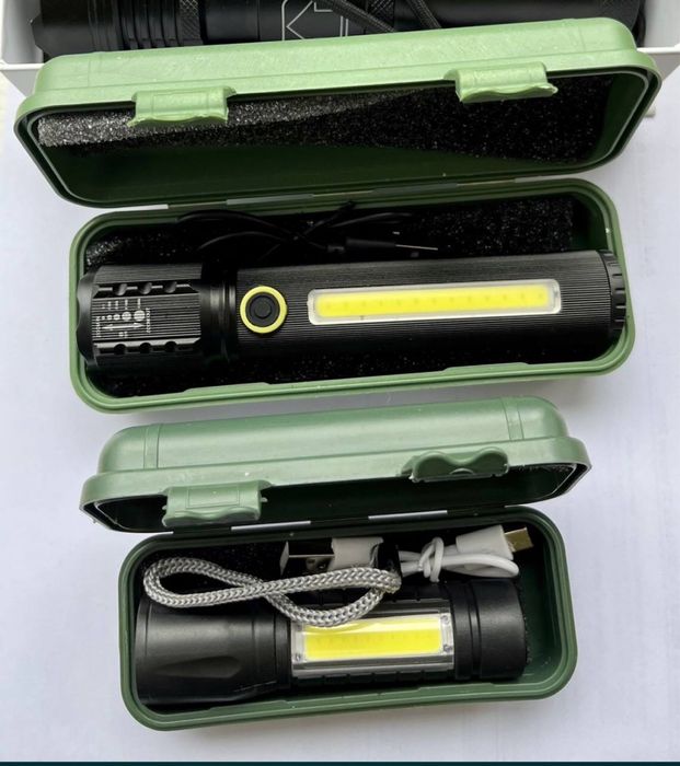 Led фонарик акумуляторний, лед ліхтар usb , карманний фонарь.