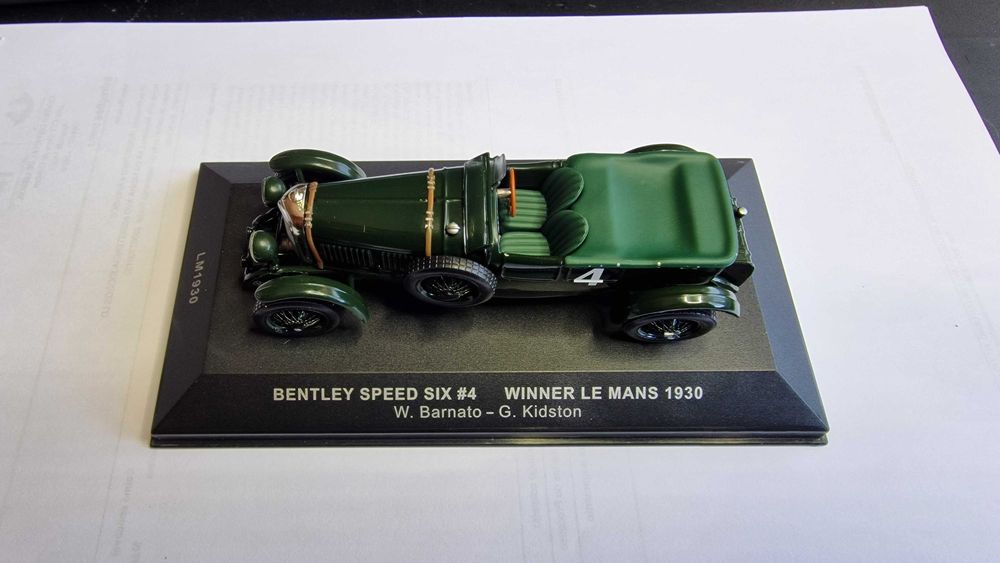 1/43 - Ixo - Bentley Speed Six - vencedor Le Mans 1930