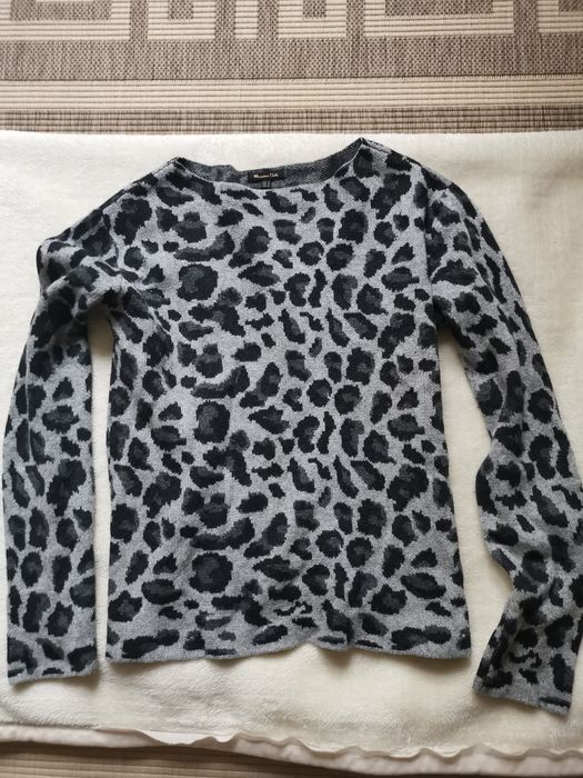 Sweter  welniano kaszmir Massimo Dutti r. M