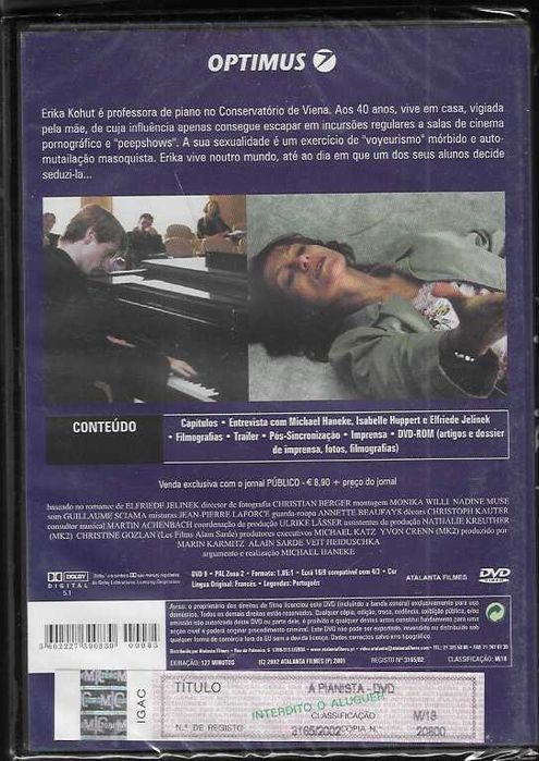 Michael Haneke. A Pianista.  (selado)