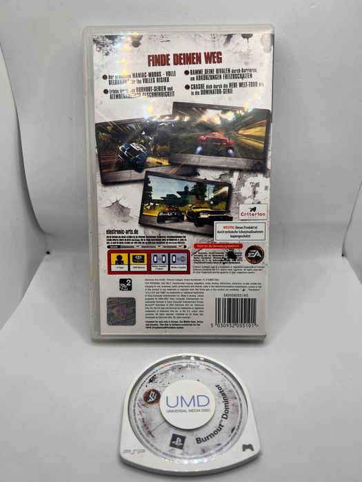 Burnout Dominator – PSP – gra + pudełko