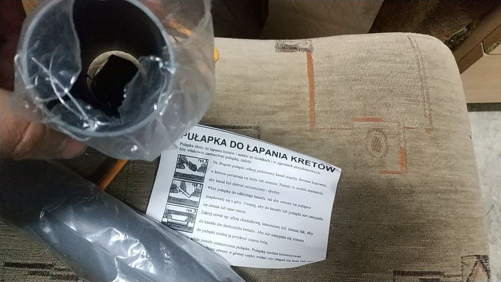 Płapka na krety nowa