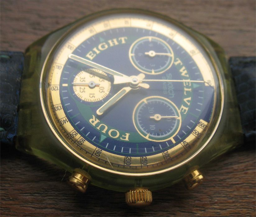 Relógio Vintage - Swatch Chrono Hitch Hiker - SCG 1 0 4 (1 9 9 4)