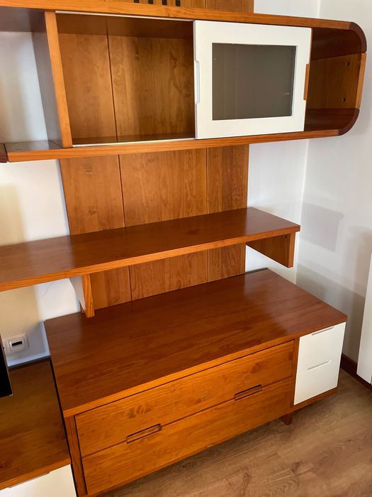 Móvel combinado madeira maciça