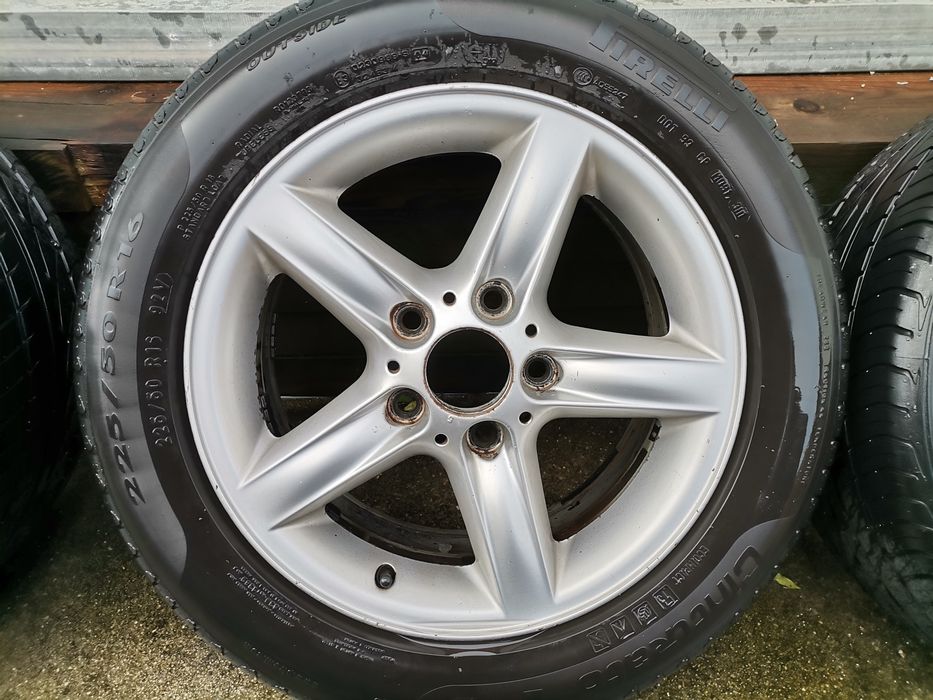 5 Jantes R16 5x120 BMW e  Molas dianteiras BMW e46