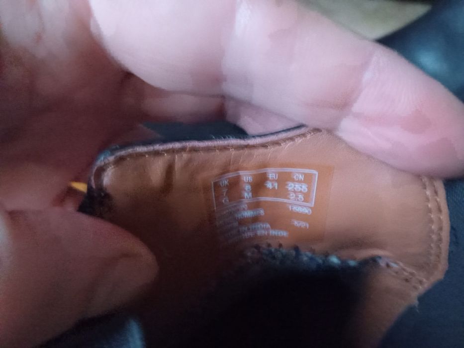 Ботинки кожаные Clarks