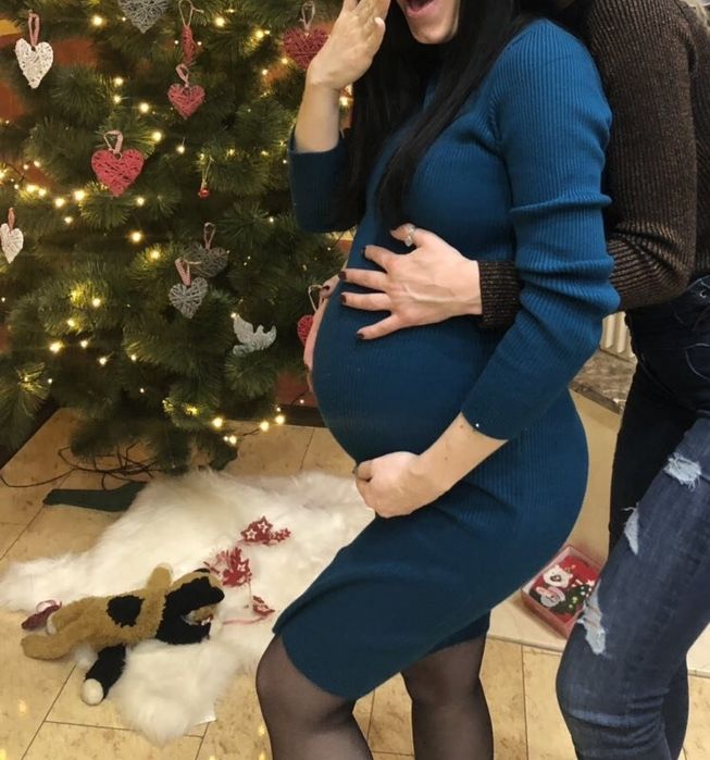 Колготки для вагітних беременных чорні 40 den розмір 2