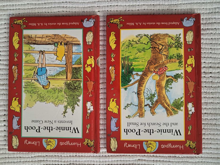 Winnie the Pooh Invents a new game Search for small - zestaw 2 książek