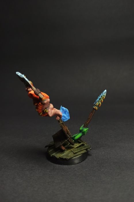 Warhammer, dwarf, krasnolud, berserker, dnd, RPG, figurka, diorama