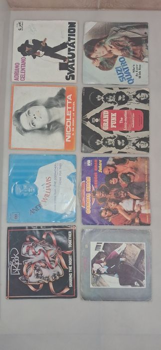 Conjunto de 8 Discos Single Vinil