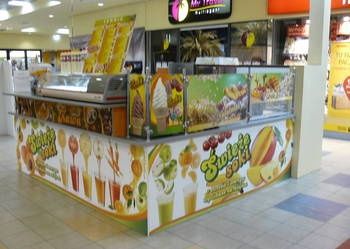 Wyspa stoisko gastronomiczne