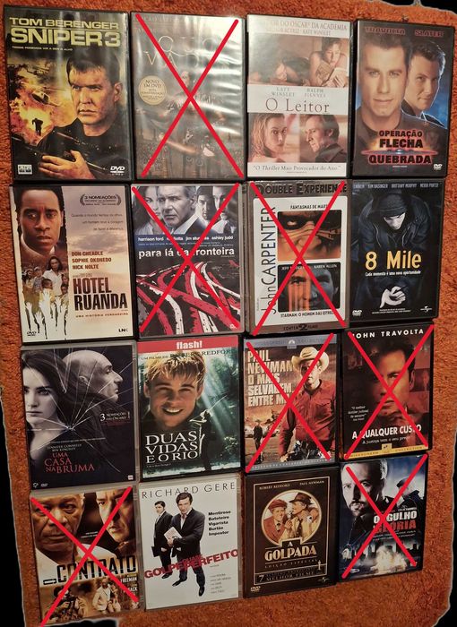 DVD's - Vários - como novos