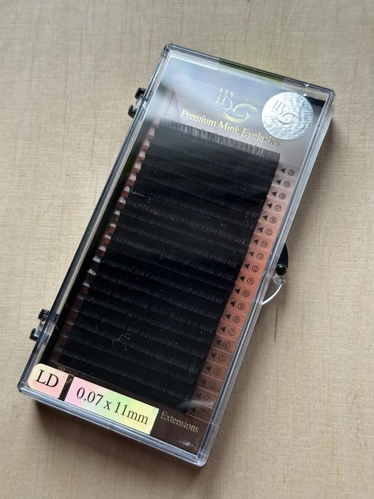Вії для нарощування Premium Mink  i-Beauty  LD 0.07