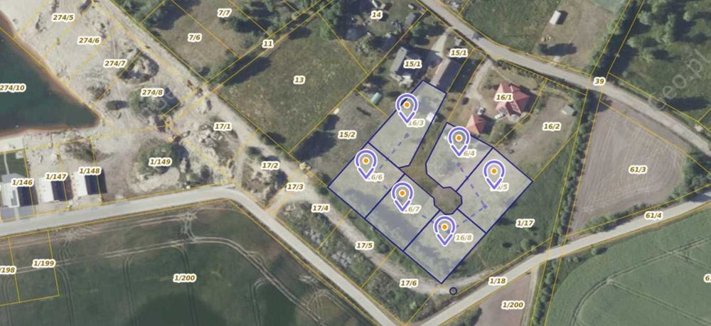 Brzezinki działki 850–1140 m² | prąd, woda | WZ | blisko Wrocławia