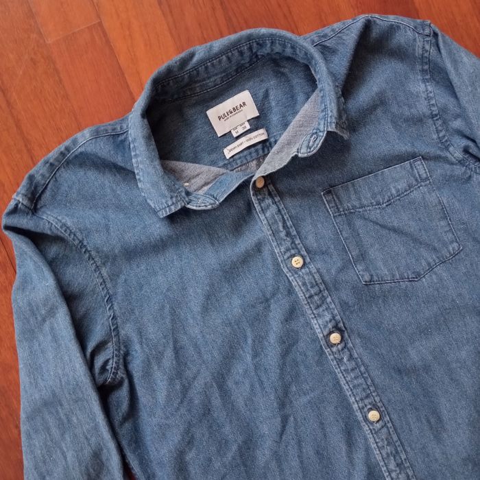 Camisa da Pull&Bear de ganga tamanho M