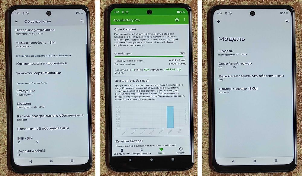 Motorola Moto G Power 5G (2023) XT2311-4 4/128GB Mineral Black