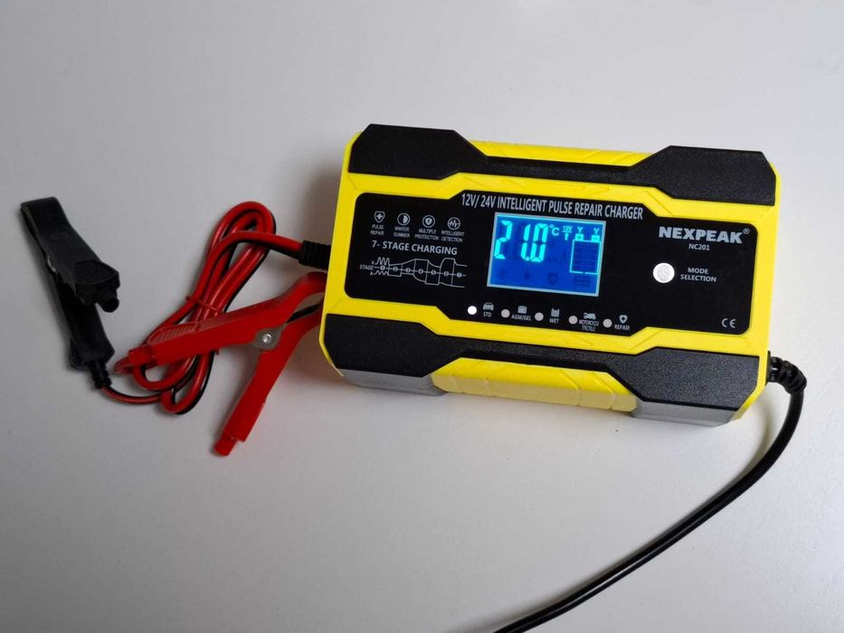 Ładowarka samochodowa prostownik 12V10A-24V5A