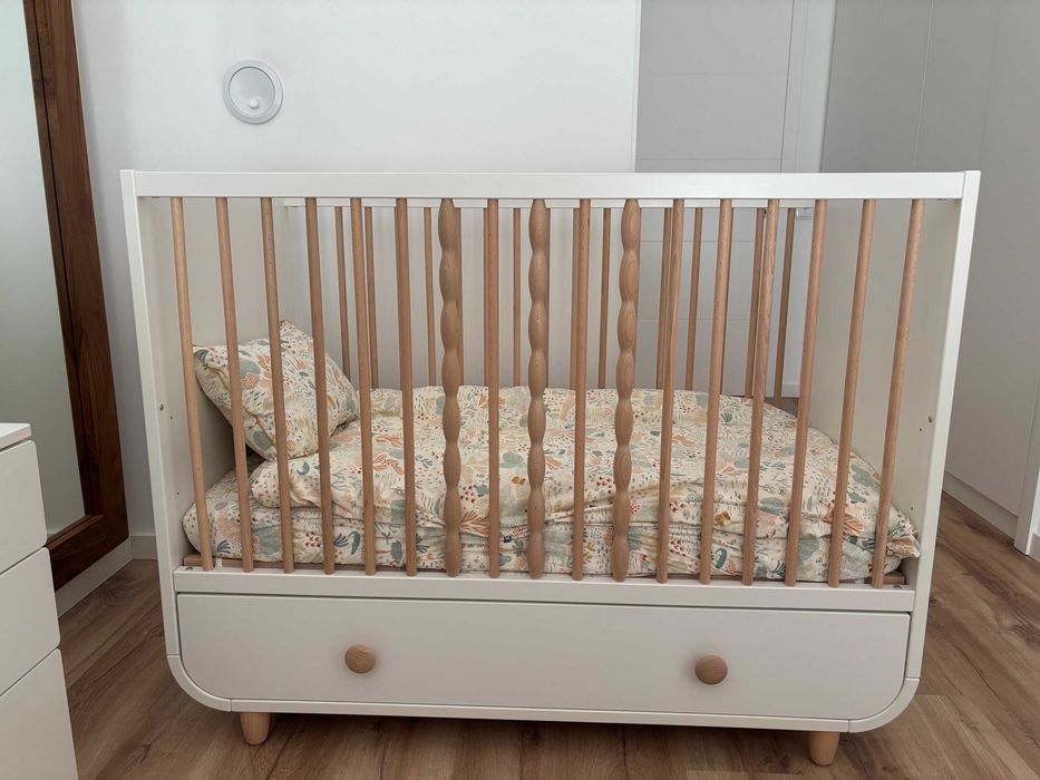 Berço IKEA MYLLRA 60x120 cm com gavetão – Branco