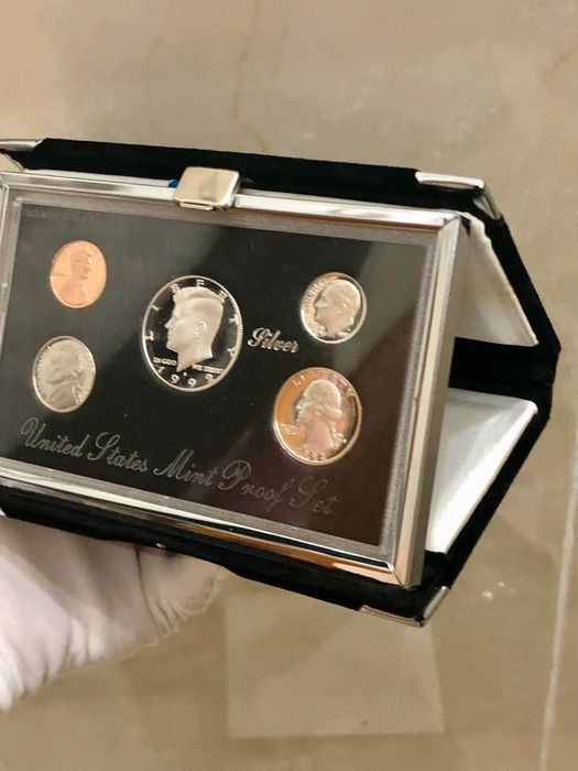 ПРУФ сет монет США 1992р. Складень. Сертифікат. Сувенірне пакування!
