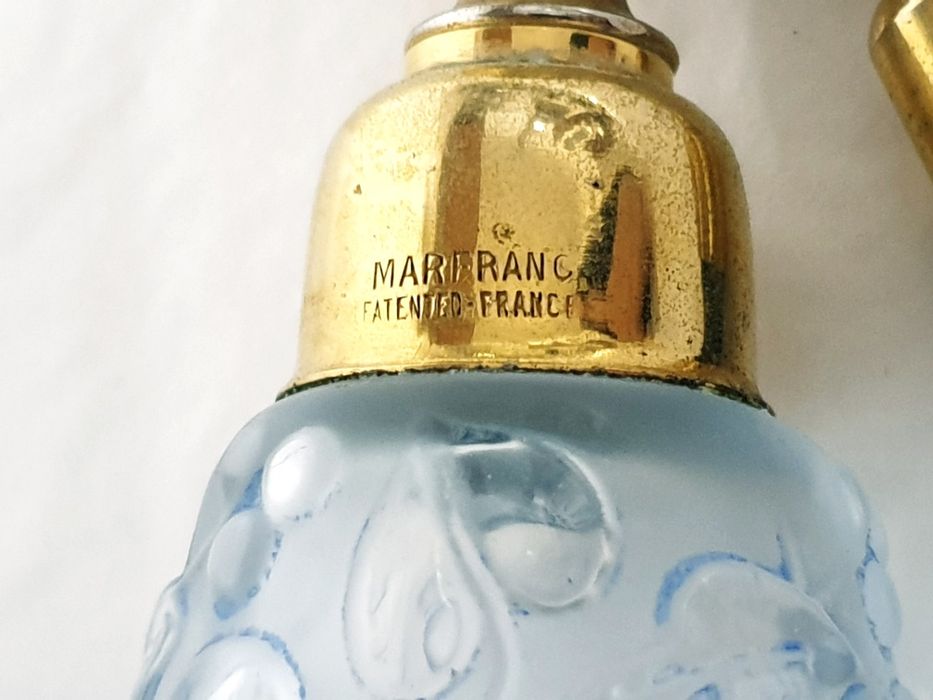Maravilhoso antigo frasco de perfume francês  Julien Viard