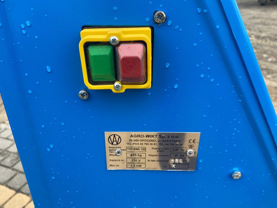 Nowa Betoniarka AGRO-WIKT BWA 150/230V Gwarancja