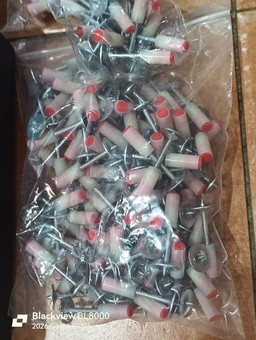 Pistola de pregos de aço com 200 pregos