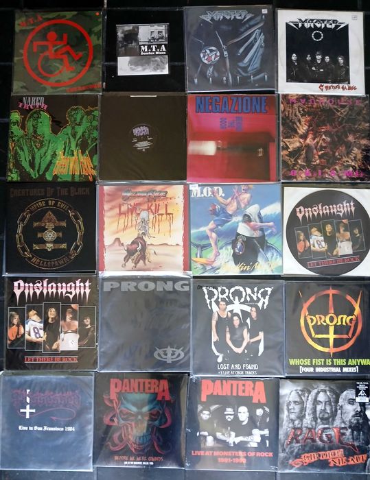 Thrash Metal 80s/90s Vinildl de época