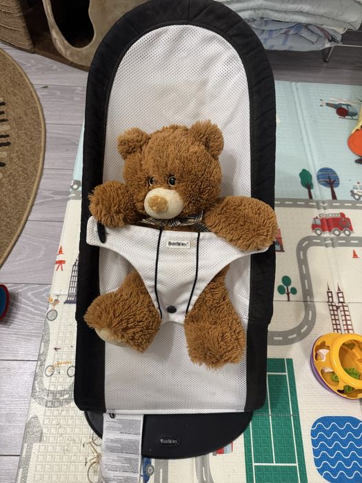 Шезлонг BabyBjörn оригінал дихаюча тканина