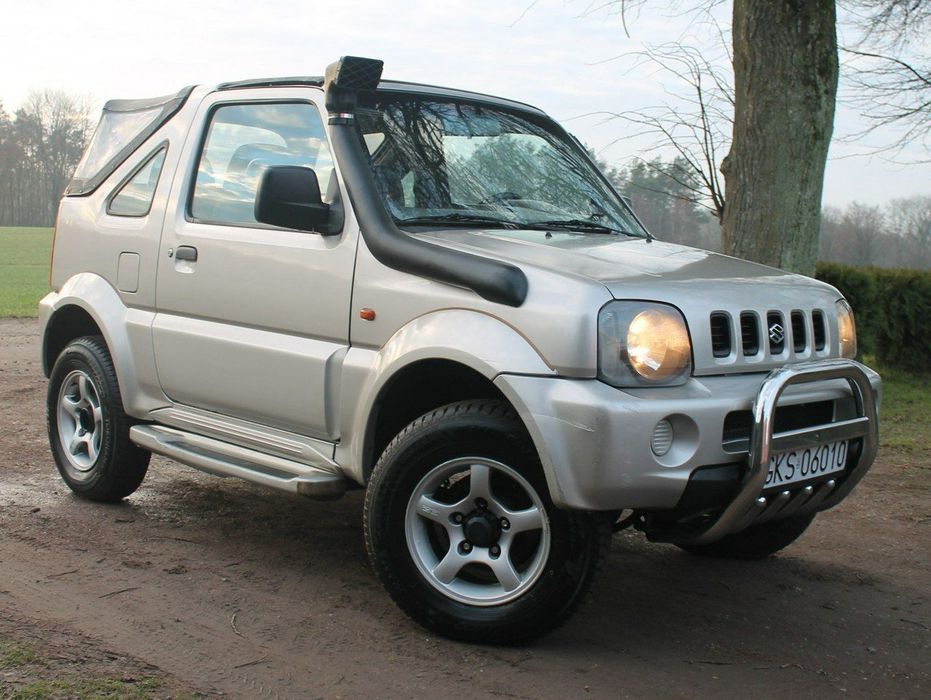 Suzuki Jimny 1.3 Benzyna 80 KM 4X4 Cabrio NAPĘDY Elektryka SANTANA Reduktor HAK !