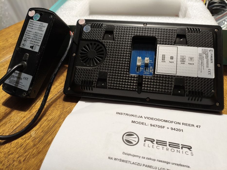 Wideodomofon REER 47 nowy