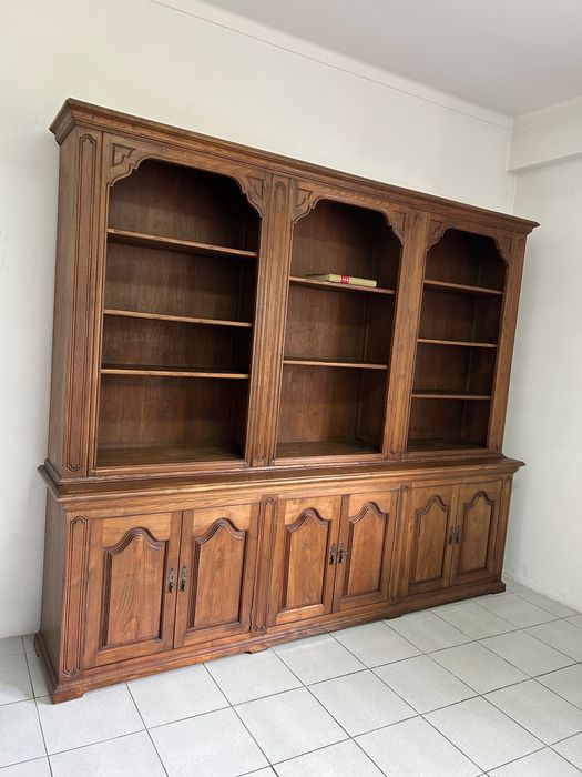 Livraria / Armário de salão de madeira maciça