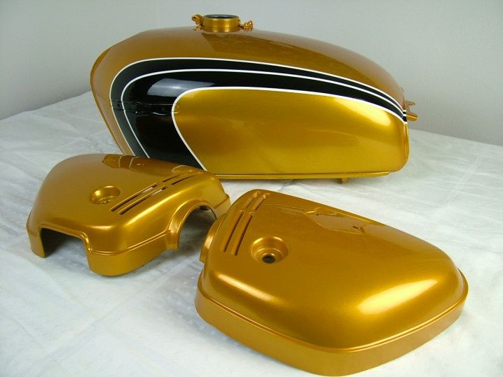 Lakiernictwo motocyklowe. Lakierowanie, Custom Scrambler Szparunki