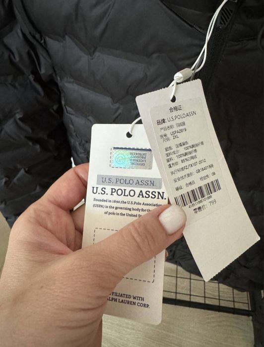 Куртка пух U.S.Polo USSN Оригінал L XL