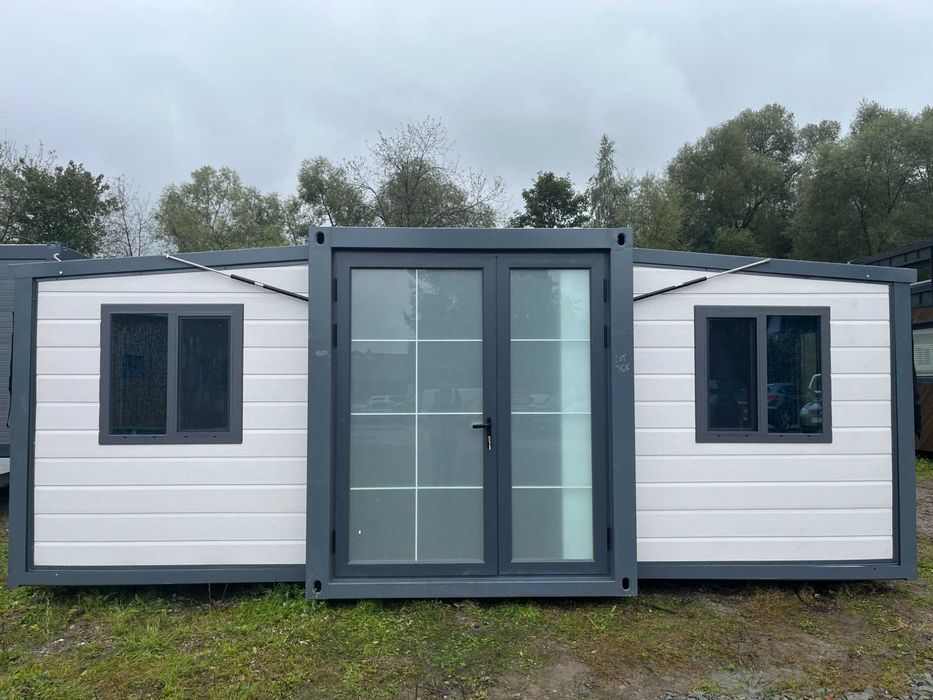 NOWY Domek Składany Kontenerowy 35m² | Gotowy w 2 godziny! Nowoczesny