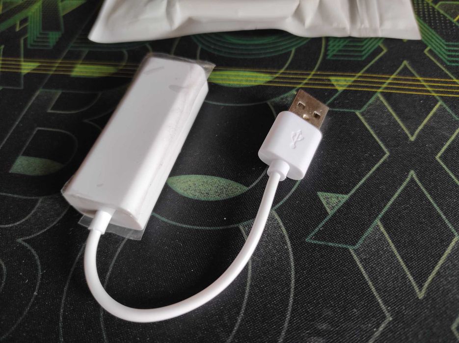 сетевая карта USB - Ethernet RJ-45 (100 Mbit/качественный чип Realtek)