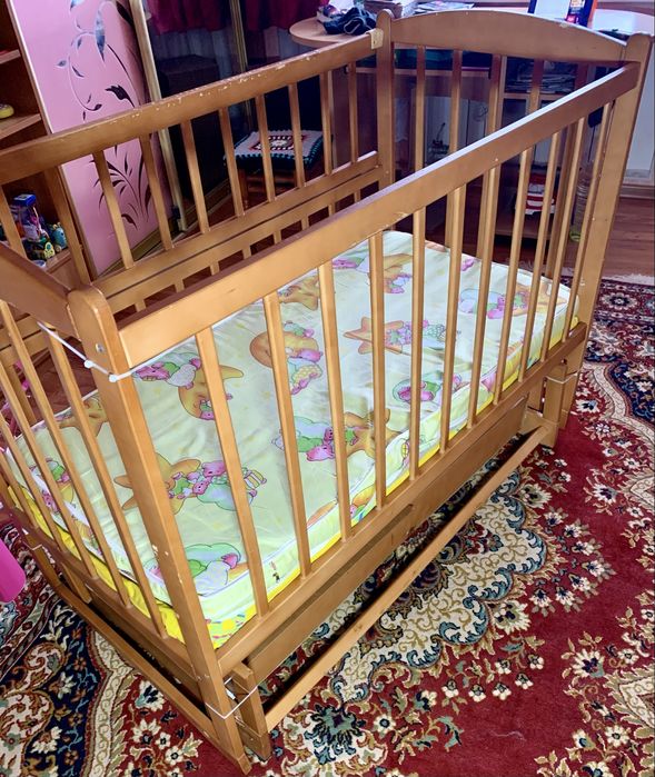 Дитяче ліжко 120/60 з матрасом