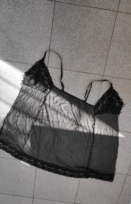 Camisa de dormir Renda Preta