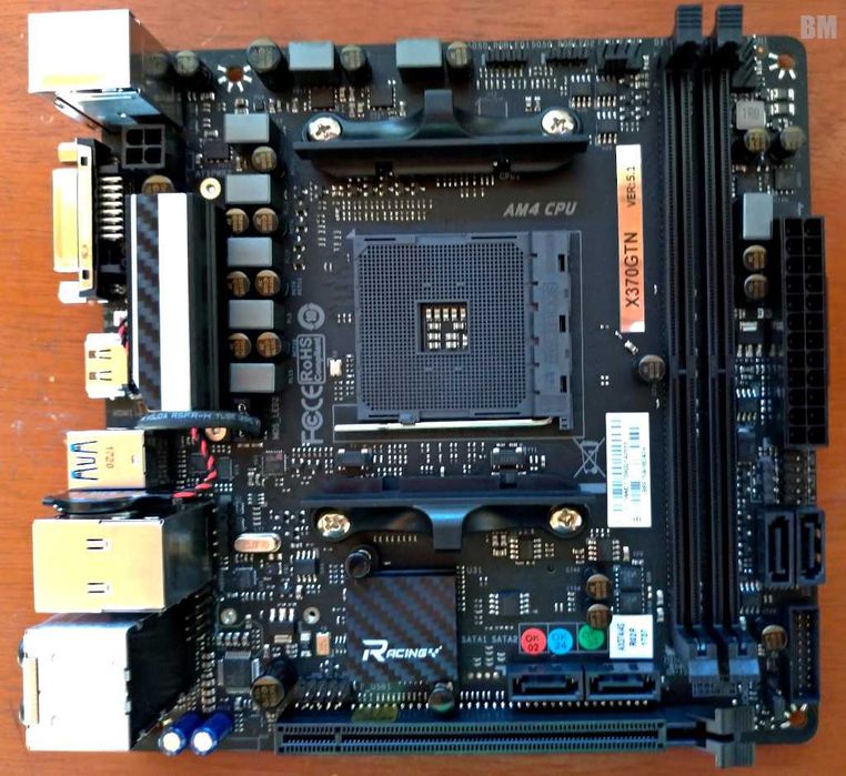 Płyta Biostar X370GTN ITX AM4 16GB Corsair Vengeance CL13 APU 2400G