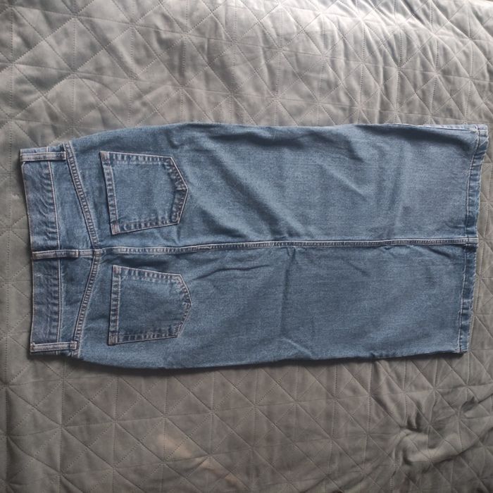 Джинсова спідниця міді максі Mango