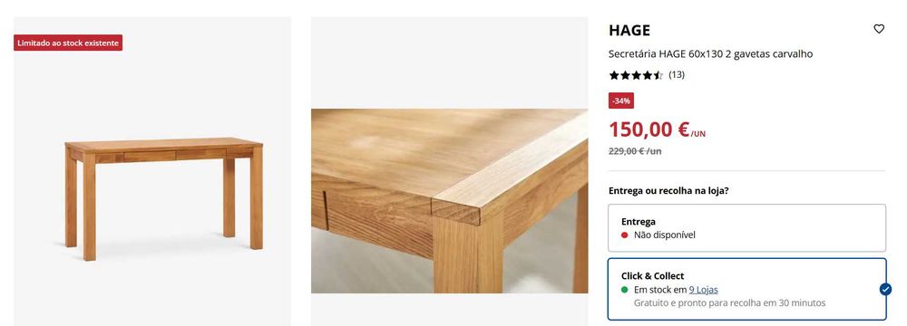 Secretária "HAGE 60x130"