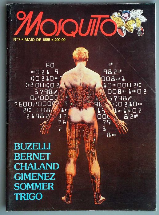 Revista Banda Desenhada Antiga - O Mosquito