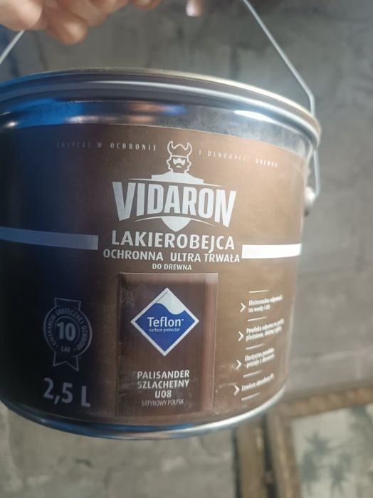 Vidaron bejca impregnat palisander dąb bezbarwny,paca fuga klej skroba