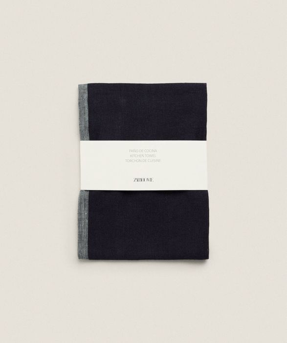 Pano Linho Risca Zara Home NOVO