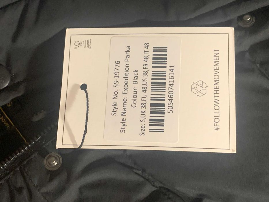 Kurtka SIKSILK Expedition Parka, rom. S, czarna